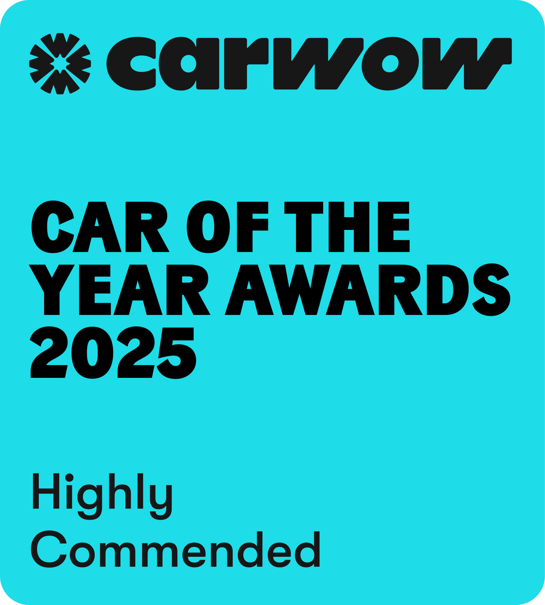 Carwow Car of the Year Awards 2025