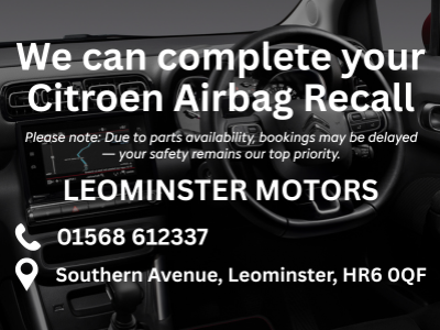 Urgent Airbag Recall: Act Now to Ensure Your Safety with Leominster Motors