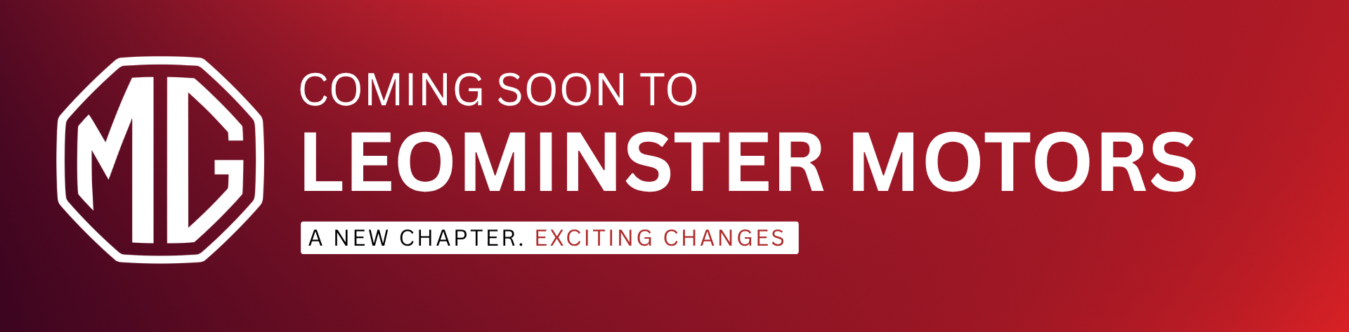MG Coming Soon to Leominster Motors