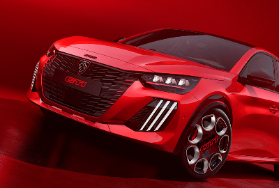 Peugeot E-208 GTi Front View