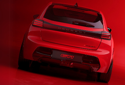 Peugeot E-208 GTi Rear View
